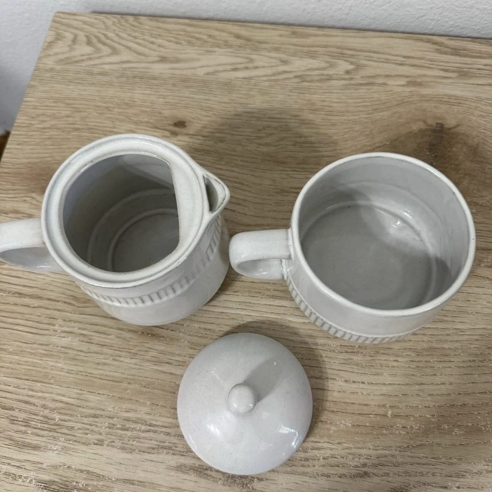 Hearth‎ & Hand Magnolia Stoneware Coffee Pot & Mug Set Joanna Gaines Tea Pot Cup